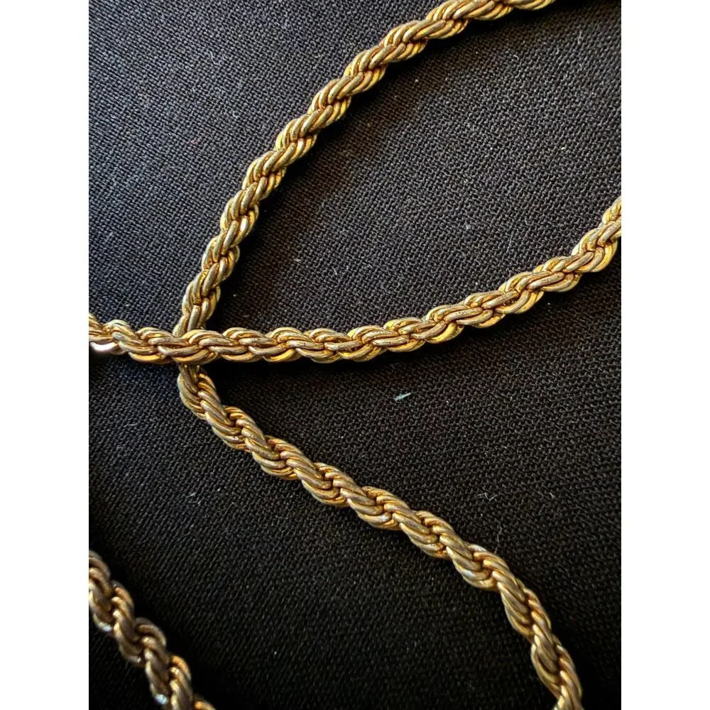 Vintage Napier Twisted Gold Chain